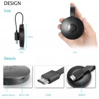  Chromecast 2G /Tv-Smart Wi-Fi HDMI, снимка 5 - Приемници и антени - 25452048