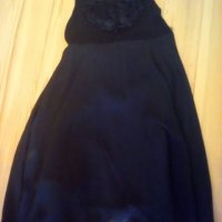 Ефирна рокличка в черно, снимка 1 - Детски рокли и поли - 23068994