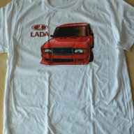 Уникална мъжка тениска LADA!Авто-тениски ЛАДА!, снимка 4 - Тениски - 10806666