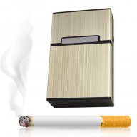 Кутия табакера за цигари за 80 мм, метална кутия с магнитен капак, снимка 11 - Табакери - 17213388