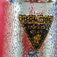 Колекционерски Стар Ретро Термос'HERMETOS' Panzer Glas-1.25л, снимка 2 - Антикварни и старинни предмети - 18021897