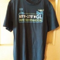 Мъж.тениска-"GreenLand"-/памук/-тъм.синя. Закупена от Италия., снимка 1 - Тениски - 21859092