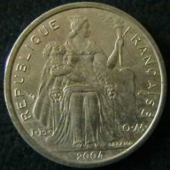 1 франк 2004, Френска Полинезия, снимка 2 - Нумизматика и бонистика - 7549775
