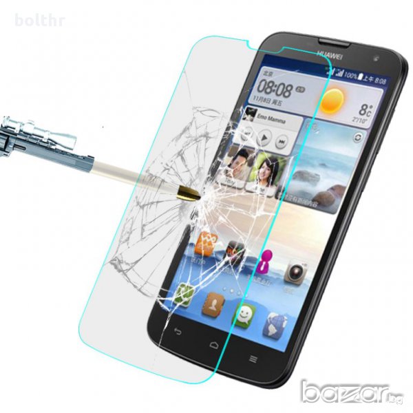 СТЪКЛЕН SCREEN ПРОТЕКТОР TEMPERED GLASS ЗА HUAWEI G730, снимка 1