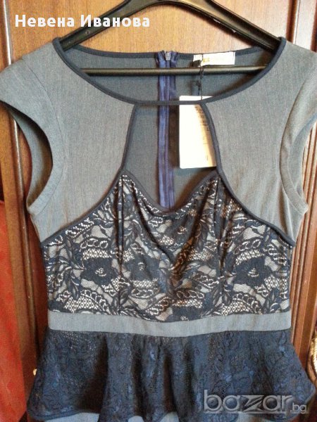 Бутикова рокля с дантела, снимка 1