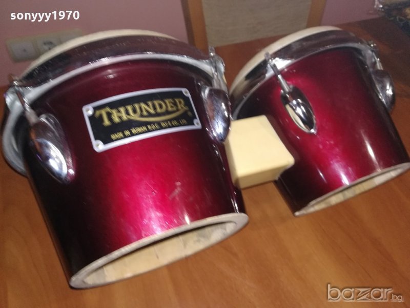THUNDER-маркови бонгоси-музикантски-внос англия, снимка 1