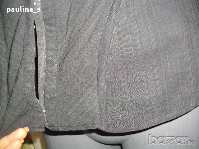  Черна риза с корсет "H&M" / голям размер , снимка 13 - Ризи - 14669095