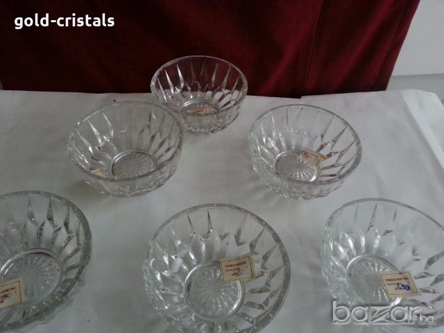  кристални купички , снимка 8 - Антикварни и старинни предмети - 20484471