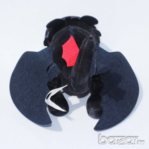 Плюшена играчка Дракон плюшен "Беззъб" подарък за деца "Как да си дресираш дракон", снимка 6 - Плюшени играчки - 15649286