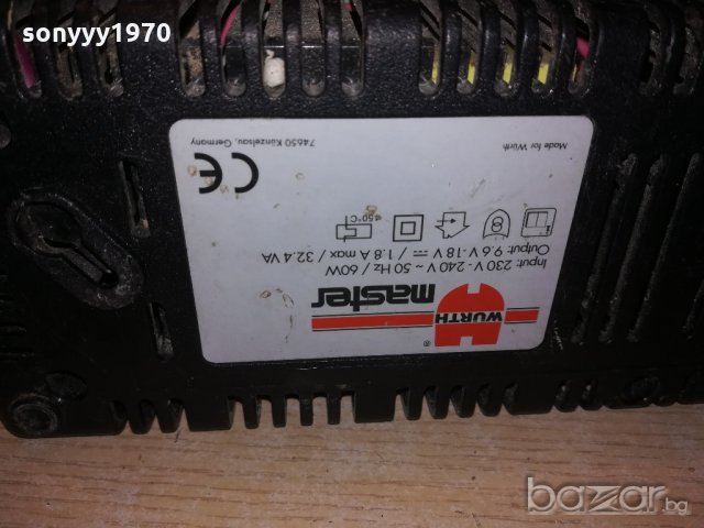 wurth master charger+battery-внос швеицария, снимка 18 - Други инструменти - 20523229