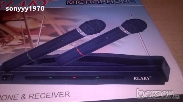 нов комплект безжични микрофони, снимка 4 - Микрофони - 19662589