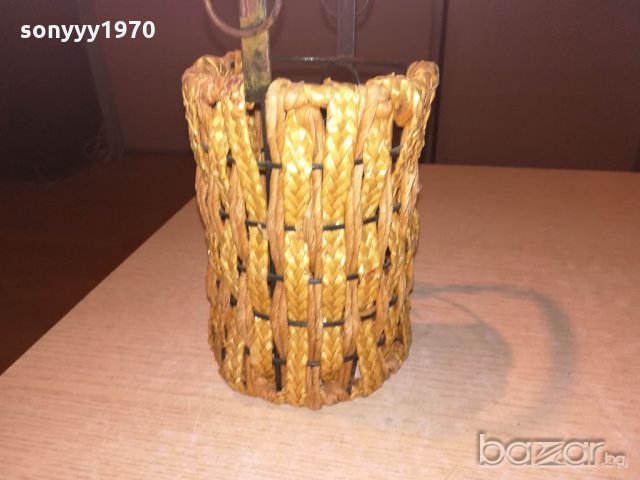 поставка за вино-метална с оплетка-40х12см-внос швеицария, снимка 14 - Колекции - 20310658