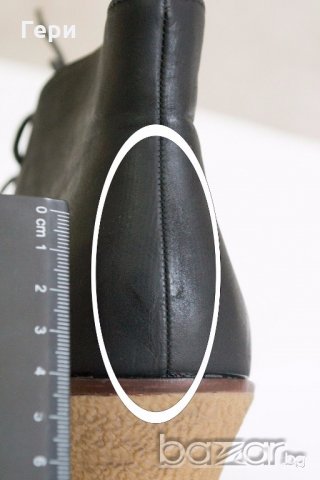 Черни боти на платформа марка Caroline 41, снимка 8 - Дамски боти - 18482294