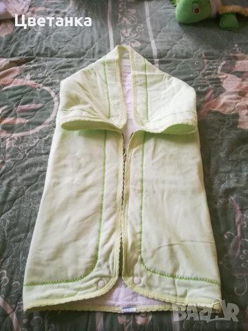 Детска пелена с цип и копчета, снимка 2 - Спално бельо и завивки - 25397942