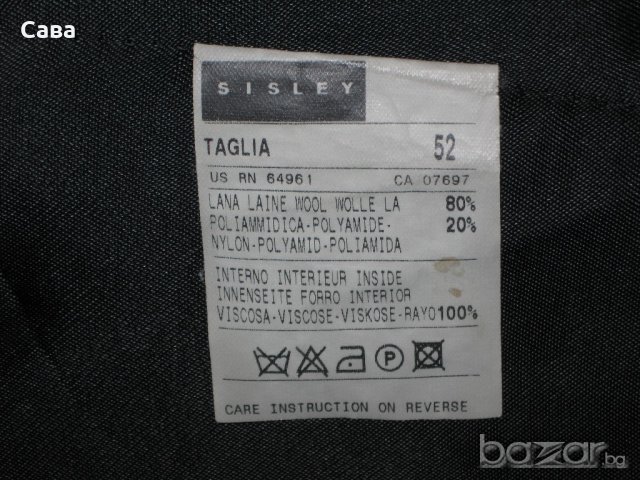 Палто SISLEY  мъжко,л, снимка 3 - Якета - 19828745