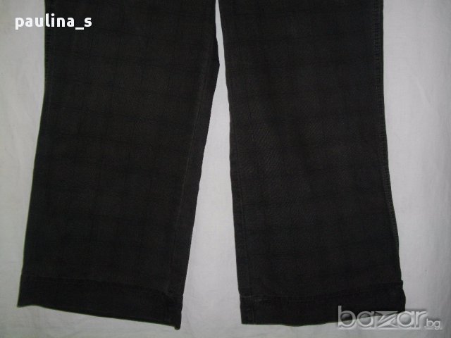 Карирани дънки "Steps" New York / широки крачоли , снимка 8 - Къси панталони и бермуди - 14242479