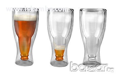 Чаша обърната бирена бутилка - код 1121, снимка 5 - Чаши - 13297995