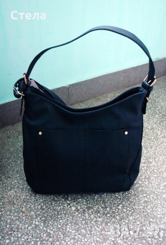 Дамска чанта, нова, с етикет, тъмно синя, снимка 5 - Чанти - 23750181