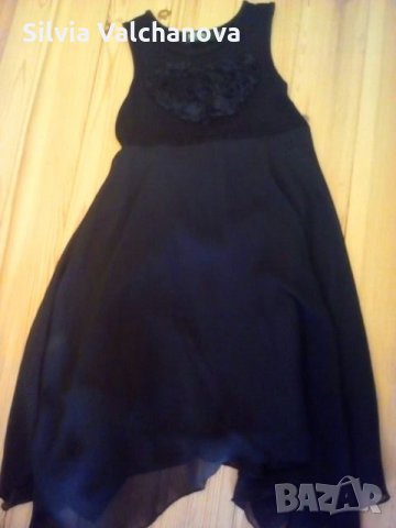 Ефирна рокличка в черно