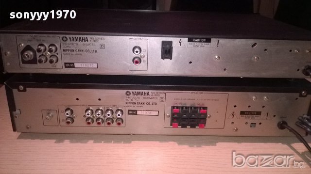 yamaha a-300+yamaha t-300-japan-внос швеицария, снимка 15 - Ресийвъри, усилватели, смесителни пултове - 12615172