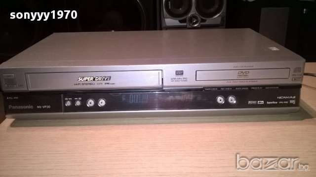 Panasonic nv-vp30ec-s hifi video+dvd+optical out-внос швеицария, снимка 9 - Ресийвъри, усилватели, смесителни пултове - 15154654