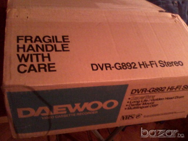 DAEWOO DVR-G6892 HI-FI STEREO , снимка 7 - Декове - 9636088