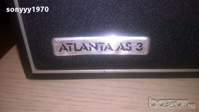 Atlanta as3 made in denmark 2х120watt 47/30/26см-внос швеицария, снимка 12 - Тонколони - 15987877