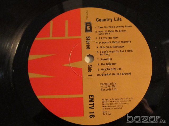 Грамофонна плоча  COUNTRY LIFE -  изд. 1979 год !Произведено и внос от Англия !, снимка 5 - Грамофонни плочи - 19796170