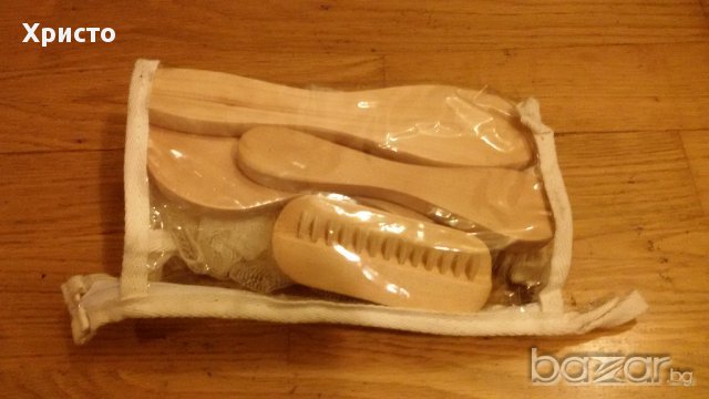 дамски козметичен еко дървен комплект, снимка 2 - Други - 16594851