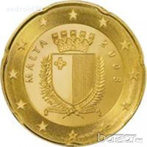 Малта Евро Монети - пълен сет 2008 г., снимка 8 - Нумизматика и бонистика - 15990645