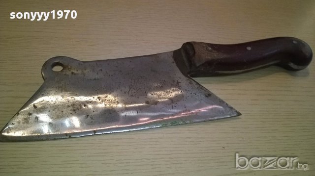 Масивен и як сатър-35/10см-внос швеицария, снимка 11 - Ножове - 14356315