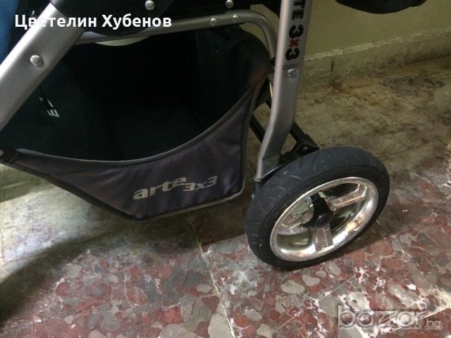 Adbor ARTE Количка с помпащи гуми, снимка 5 - Детски колички - 20481651