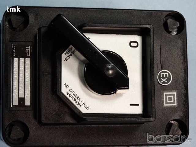 Взривозащитен превключвател TEP 16A, 500V~, снимка 4 - Други машини и части - 17068519