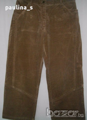 Дизайнерски джинси 7/8 с широки крачоли ”Peter Jensen” / голям размер , снимка 1 - Къси панталони и бермуди - 15432181