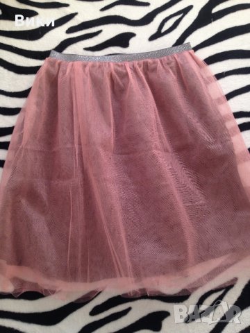 Розова пола пачка висока талия, снимка 3 - Поли - 23217380