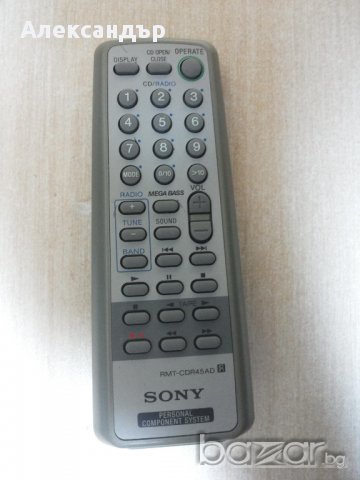 Дистанционно SONY RMT-CDR45AD, снимка 1