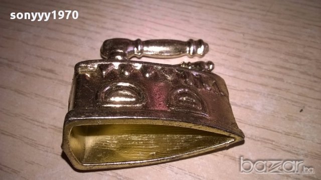 Мини ретро колекция-ютия-бронз/месинг-5х4х2см-внос швеицария, снимка 15 - Антикварни и старинни предмети - 17527686