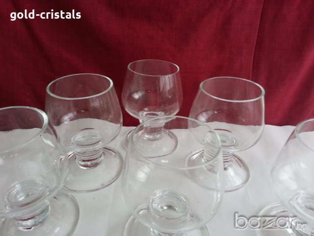  Стъклени чаши за ракия коняк  аперитив, снимка 9 - Антикварни и старинни предмети - 20243915