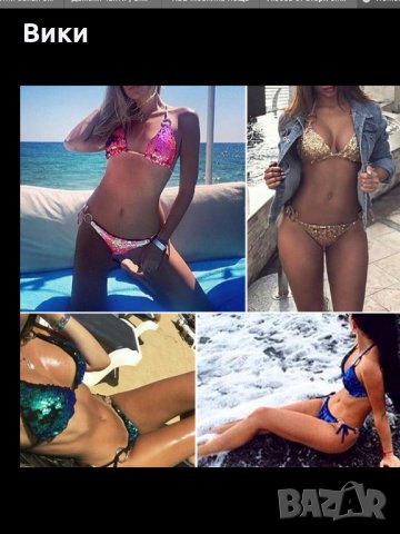 Бански с паети, снимка 3 - Бански костюми - 24470569