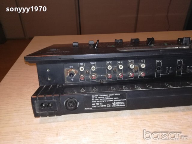 vivanco mx730eq-mixer/equalizer-внос франция, снимка 17 - Ресийвъри, усилватели, смесителни пултове - 21303400