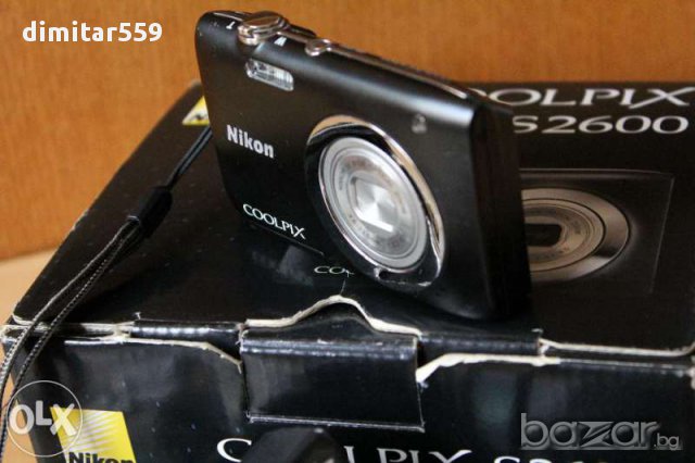 HD Nikon Colpix S2600 14MP фотоапарат като нов, снимка 6 - Фотоапарати - 11088224
