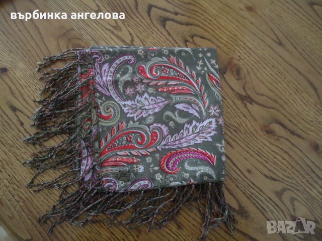 Дамски, фин памучен шал квадрат"Pepe jeans"