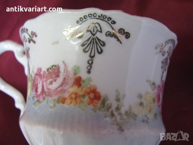 Имперска Русия Порцеланова Чаша за чай маркирана, снимка 5 - Антикварни и старинни предмети - 25903452