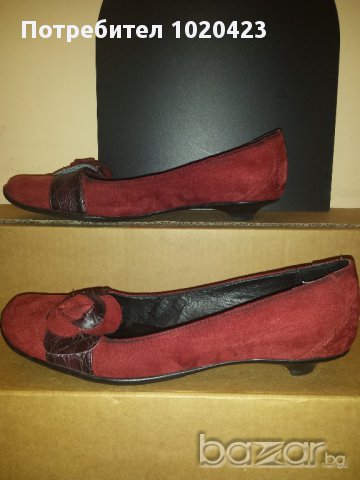 Червени дамски обувки, снимка 3 - Дамски ежедневни обувки - 10819200