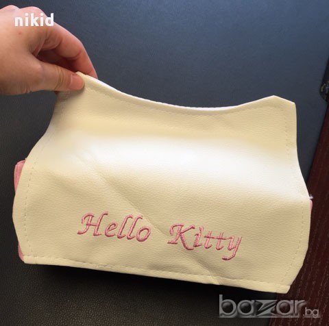 Hello KITTY  Коте Кити калъфка плик за пакет салфетки и мокри кърпички, снимка 2 - Спално бельо - 17132019