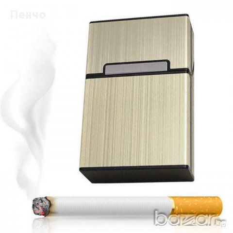 Кутия табакера за цигари за 80 мм, метална кутия с магнитен капак, снимка 11 - Табакери - 17213388