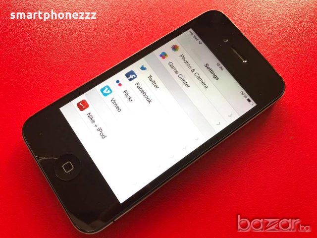 Iphone 4 16GB Black фабрично отключен, снимка 3 - Apple iPhone - 21313387