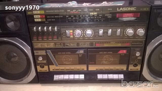 lasonic with disco light-голям двукъсетъчен-АНТИКА, снимка 10 - Ресийвъри, усилватели, смесителни пултове - 19438838
