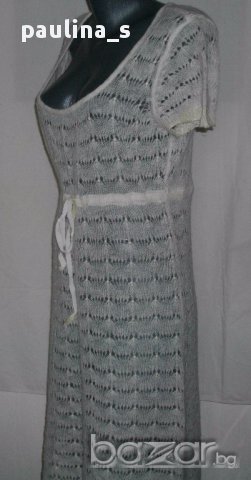 Дантелена мохерна рокля тип туника "Lipo Lipo" / голям размер L-4XL, снимка 3 - Рокли - 17537621