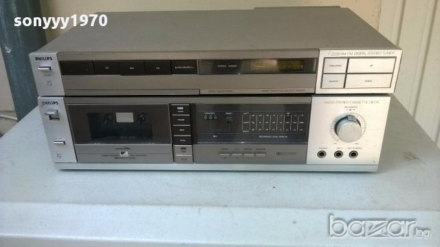 philips tuner+deck-внос швеицария, снимка 2 - Ресийвъри, усилватели, смесителни пултове - 18165706